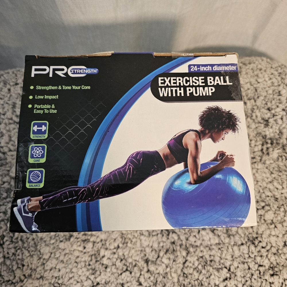 Nib Pro Strength Exercise Ball With Pump
